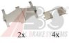 NISSA 4101204000 Accessory Kit, disc brake pads